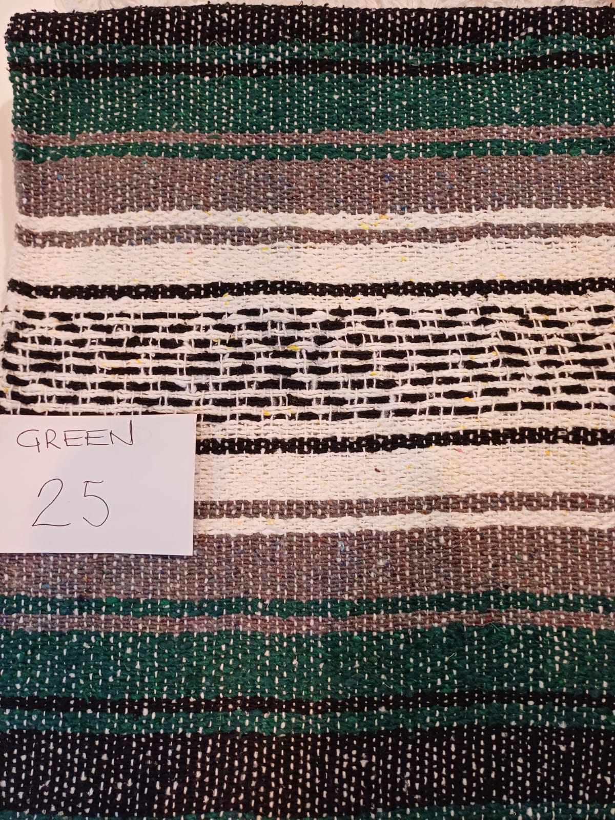 Falsa Mexican Blanket 73" x 48" Green