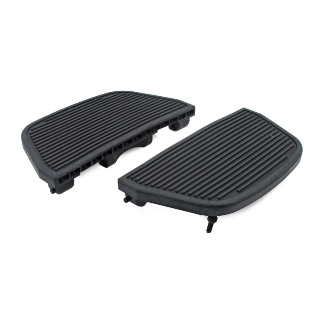 Passenger Floorboard Pads. Black