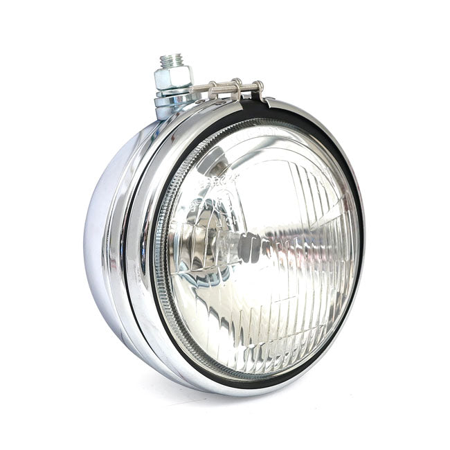 OEM Style 5-3/4" FX, FXR, XL Headlamp. Chrome