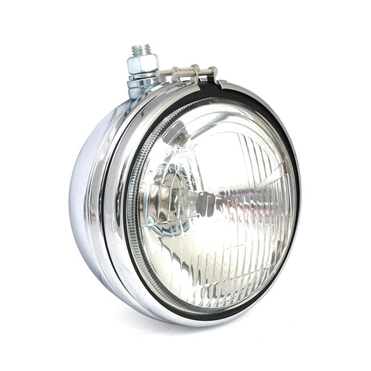 OEM Style 5-3/4" FX, FXR, XL Headlamp. Chrome
