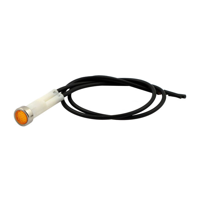 3/8 Indicator Light. Amber, No Symbol