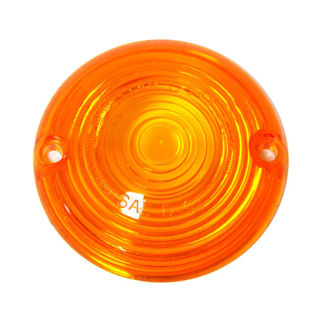 36-85 FL Style Turn Signal Replacement Lens. Amber