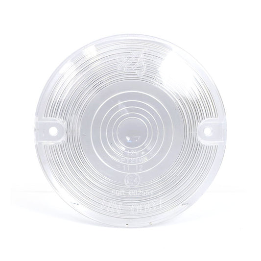 Replacement Turn Signal Lens. Flat Lens. Clear