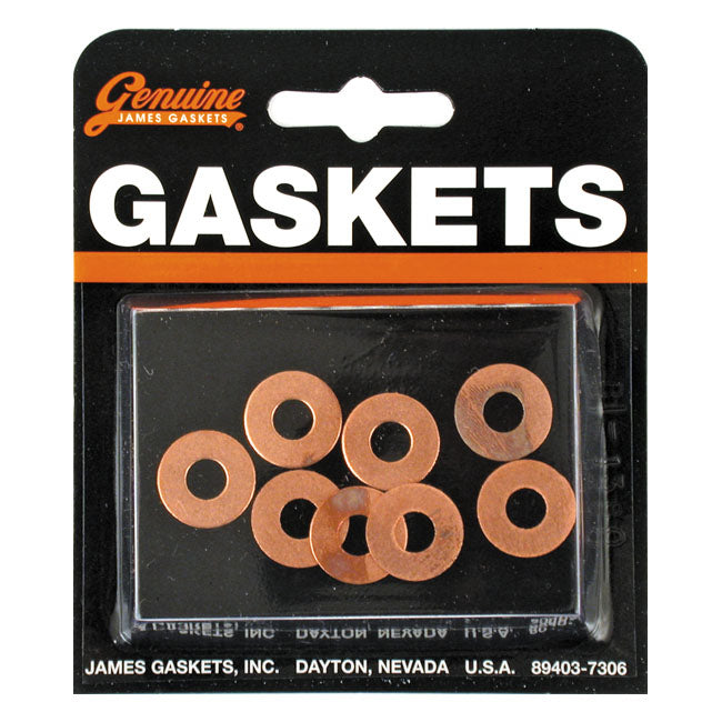 James Gaskets Rocker box cover seal washer kit. Copper