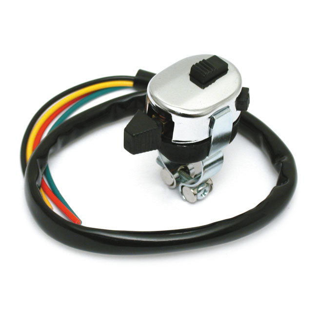 Custom Handlebar Switch, off/Hi/Low, Horn/start. Chrome