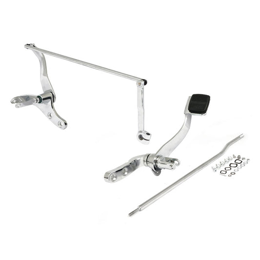 Dyna Forward Control Assembly. Chrome