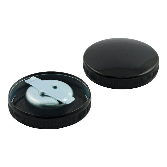 Early Bayonet Style Gas Cap Set. Black