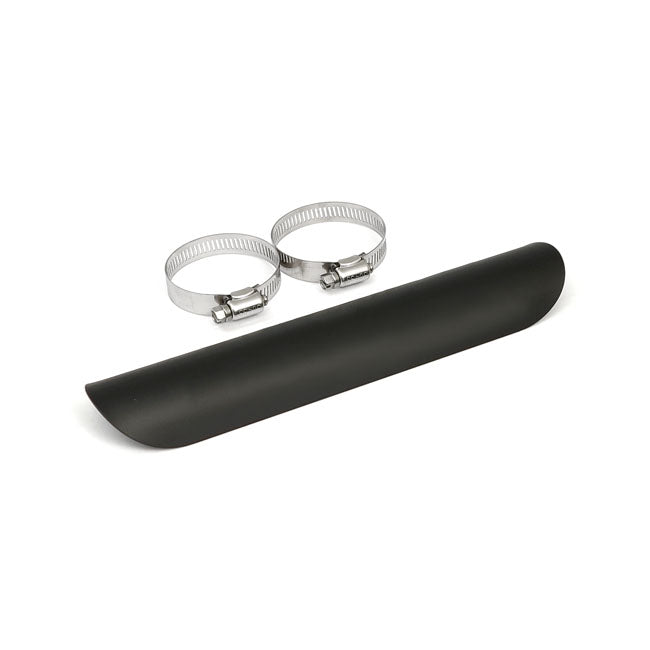 Universal Smooth Heat Shield 10" Long Black