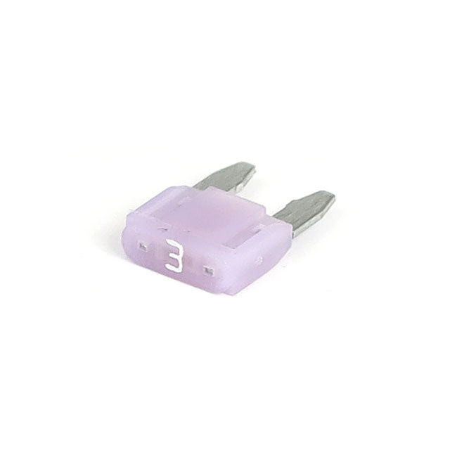 Mini Fuse with LED Indicator. Violet. 3A