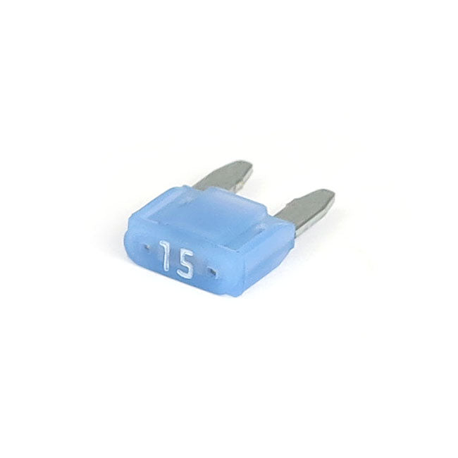 Mini Fuse with LED Indicator. Blue, 15A