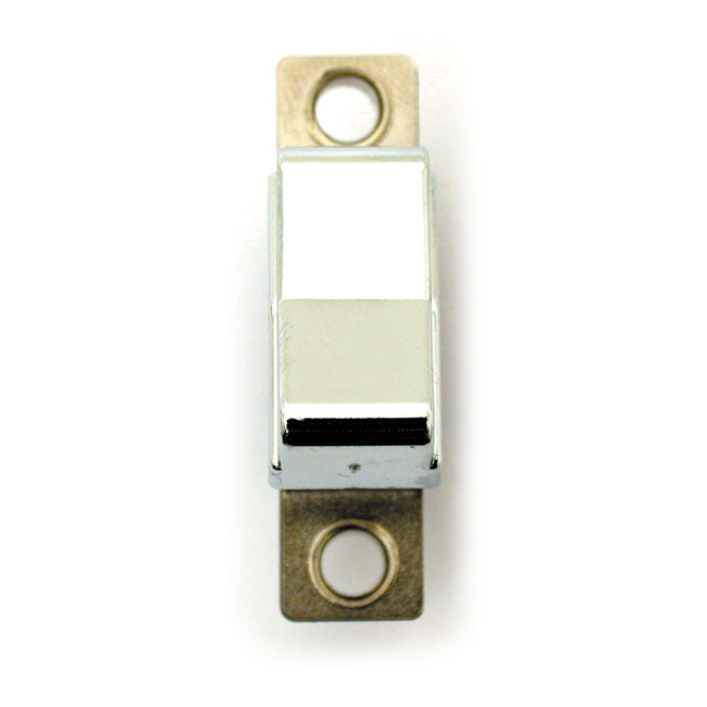 Handlebar Rocker Switch, Plain. Chrome