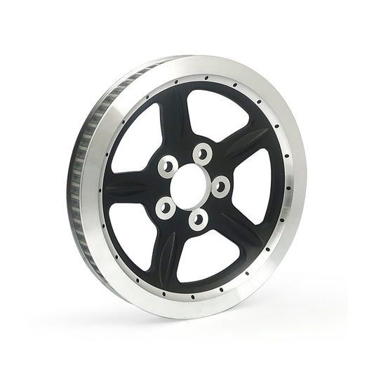 Reproduction OEM Style Wheel Pulley 68t, 1-1/8" Belt. Black