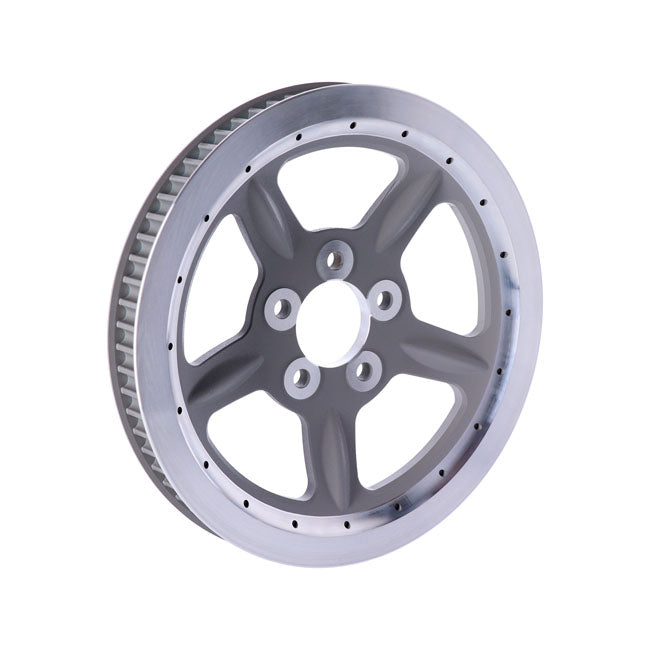 Reproduction OEM Style Wheel Pulley 68t, 1-1/8" Belt. Silver