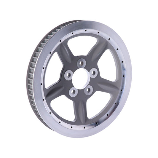 Reproduction OEM Style Wheel Pulley 68t, 1-1/8" Belt. Silver