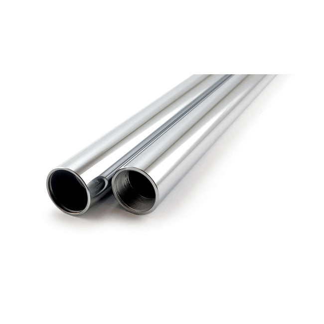 Fork Tubes 41mm, 24-7/16". Show Chrome