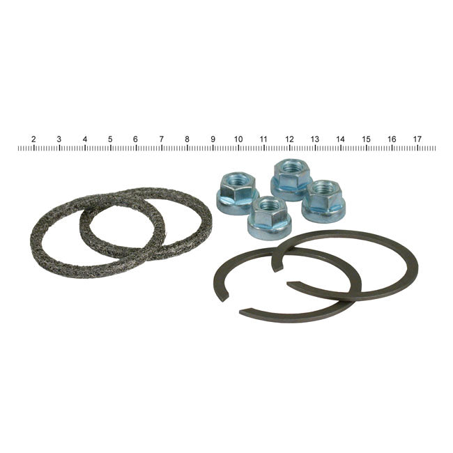 James Gaskets Exhaust gasket & mount kit. Wire/Graphite gaskets