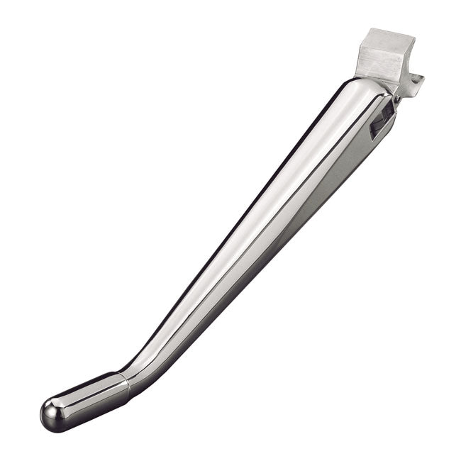 Kustom Tech weld-on Diamond jiffy stand. Chrome - Kustom Tech motorcycle part