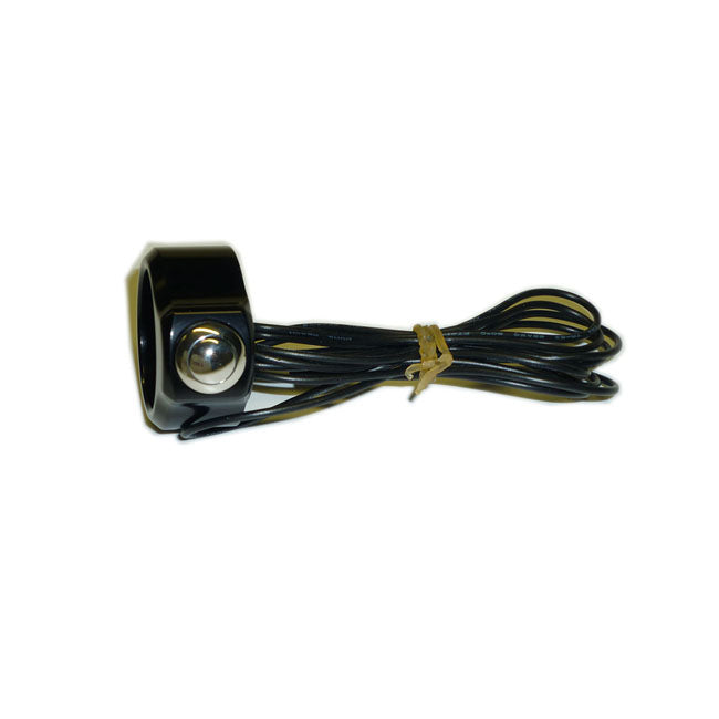 Kustom Tech switch housing Evolution Line single button. Black - Kustom Tech motorcycle part