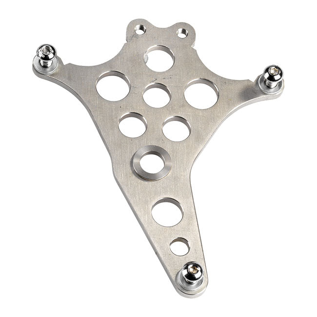 Kustom Tech Super Freni rear caliper bracket. Raw - Kustom Tech motorcycle part