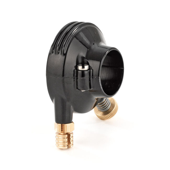 Kustom Tech DeLuxe external throttle housing. Black aluminium - Kustom Tech motorcycle part