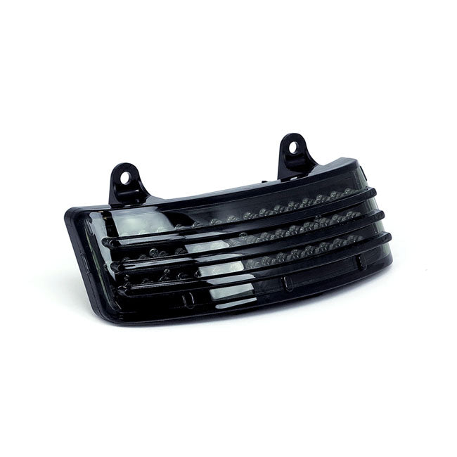 Custom Dynamics Tri-bar LED Rear Fender Tip - Smoke Lens - Custom Dynamics fender tips at Pedro's Parts