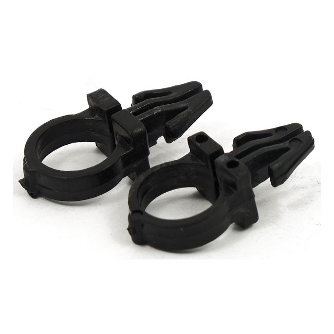 Black Handlebar Wire Clips