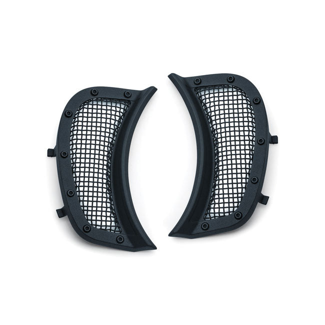 Kuryakyn, Mesh Headlamp Vent Accent. Satin Black