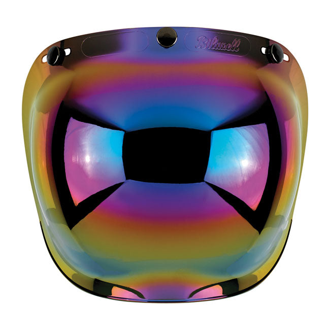 Biltwell Bubble Shield Anti-Fog rainbow - Helmet Visors at Pedro’s Parts