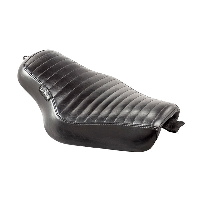 Le Pera, Streaker Solo Seat. Black, Pleated