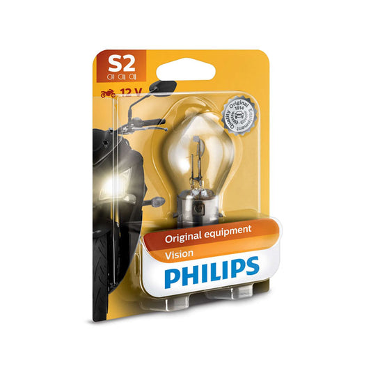 Philips, Vision Moto Headlamp Bulb S2. 12V 35W/35W