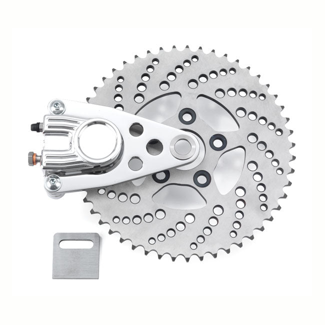 Kustom Tech sprocket brake kit, chopper style - Kustom Tech motorcycle part