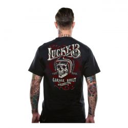 Lucky 13 Skull Built t-shirt black