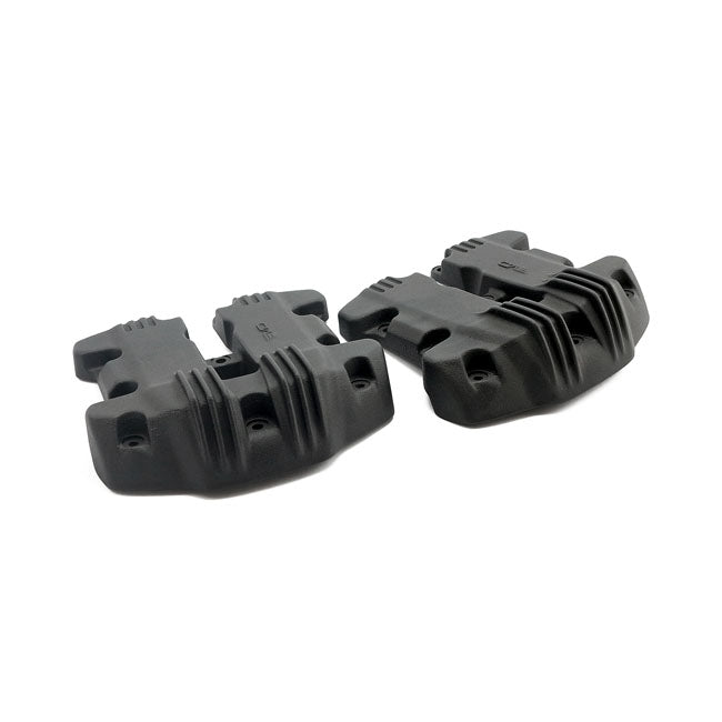 EMD, 'Ribbed Style' Rocker Cover Set. Black