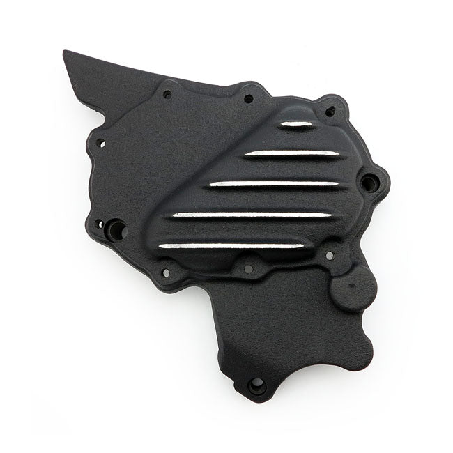 EMD, Ribbed Sprocket Cover XL. Black Cut
