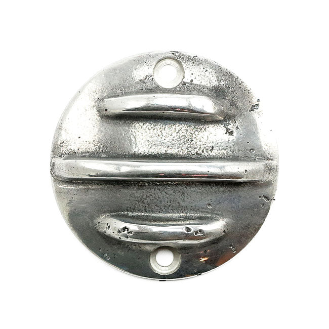 Wannabe Choppers Ribbed Point Cover - Aluminium - Horizontal mount - 71-03 XL Sportster (NU)