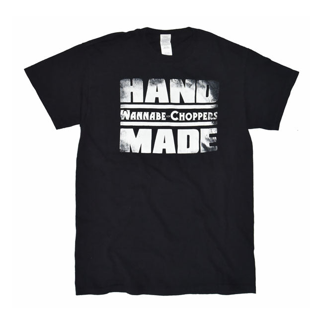 Wannabe Choppers Hand Made T-Shirt Black - S