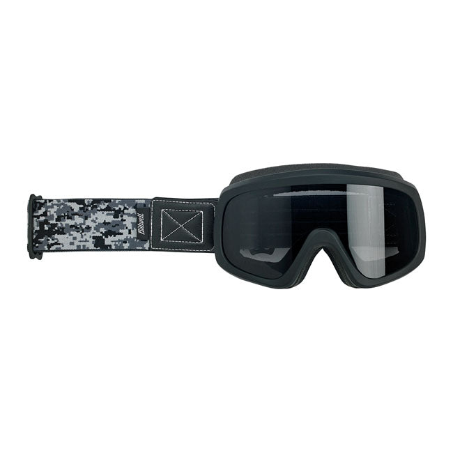 Biltwell Overland 2.0 Grunt goggle black camo from Biltwell at Pedro’s Parts
