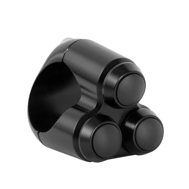 Motone, Micro Switch with 3 Buttons. Black. 7/8" Handlebars