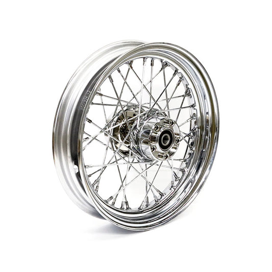 3.00 X 16 Rear Wheel 40 Spokes Chrome