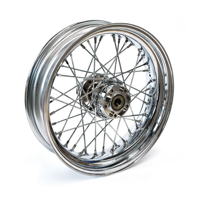4.50 X 17 Rear Wheel 40 Spokes Chrome