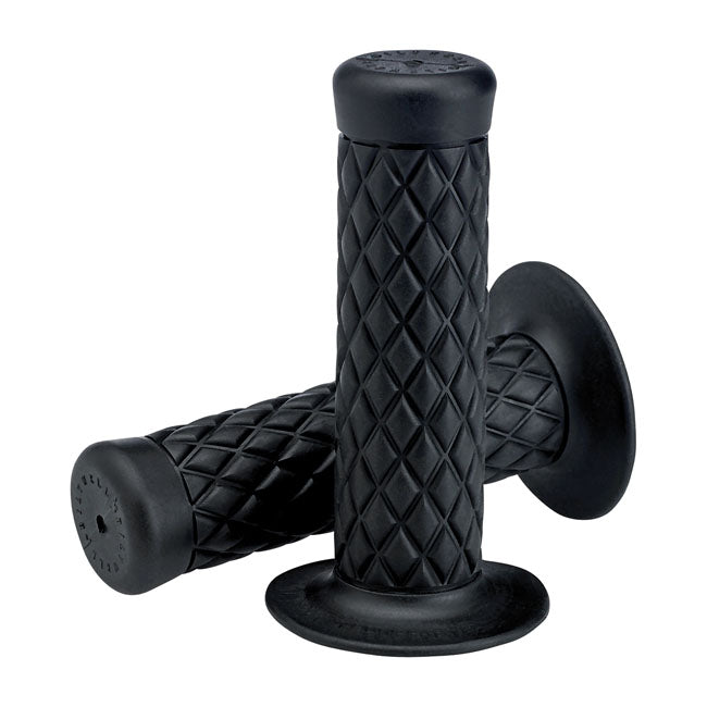 Biltwell 1" TPV grips Thruster black from Biltwell at Pedro’s Parts
