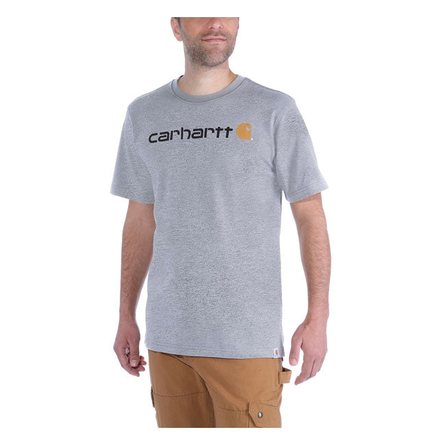Carhartt Core Logo T-Shirt Heather Gray - Carhartt product image 2