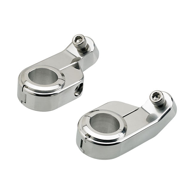 Biltwell angled o/s speed clamps chrome from Biltwell at Pedro’s Parts