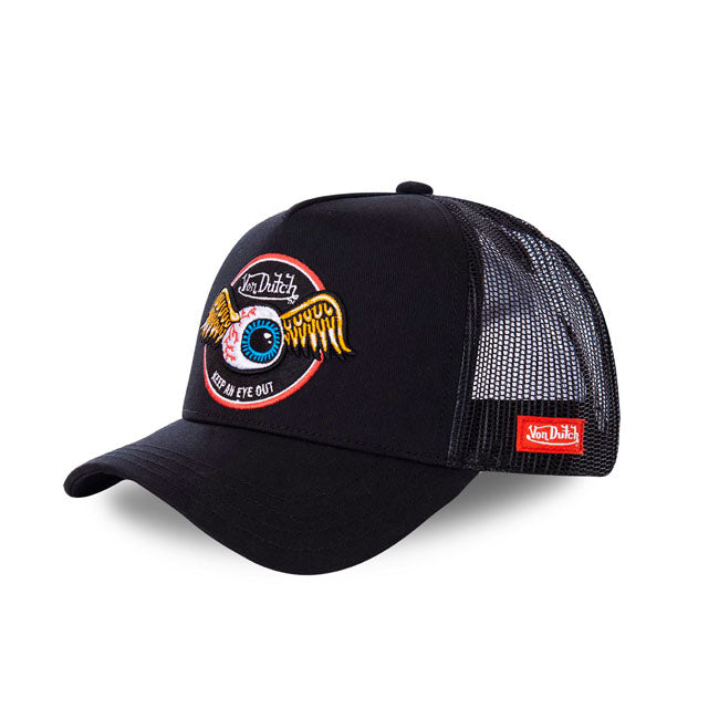 Von Dutch Trucker Cap Rag Black