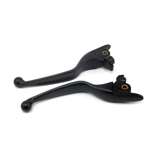 Handlebar Lever Kit, Wide Blade, Black