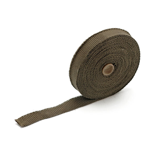 Exhaust Insulating Wrap. 1" Wide Copper