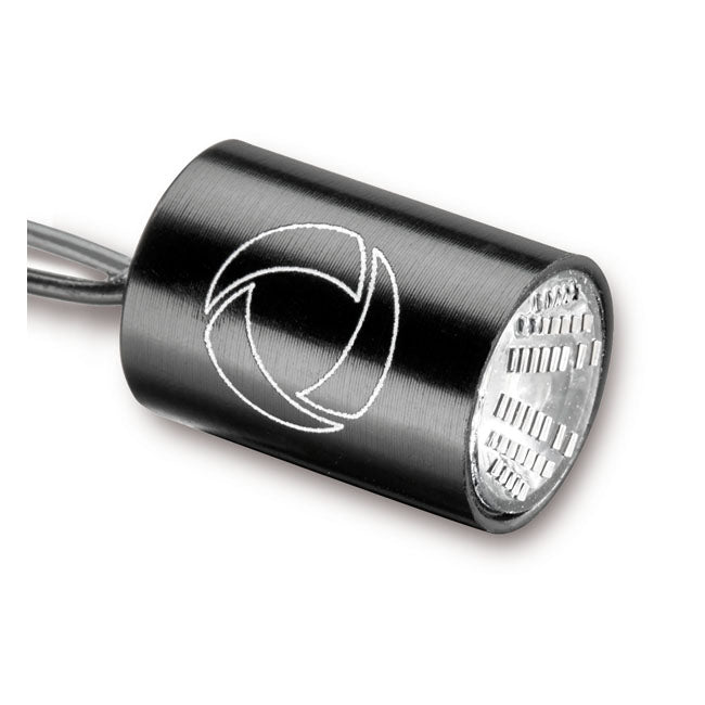 Kellermann, Attor Integral Turn Signal. Black, Clear Lens