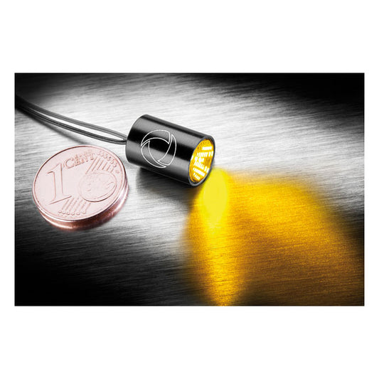 Kellermann, Attor Integral Turn Signal. Black, Dark Lens