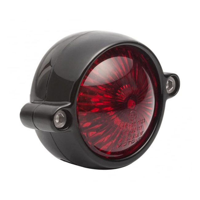 Motone, Eldorado LED Taillight. Black, No Bracket. ECE