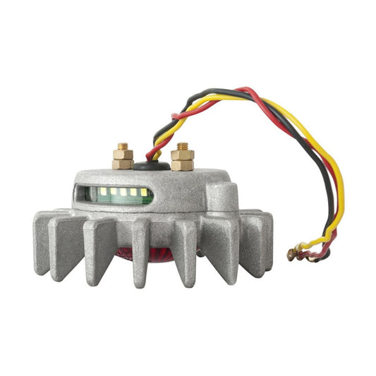 Motone, Big Fin LED Taillight. Shot Blast, No Bracket. ECE